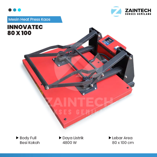Mesin Heat Press Kaos INNOVATEC 80 X 100